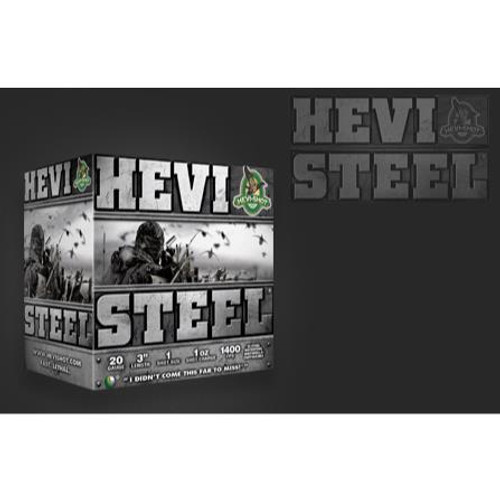 Hevi Steel 12ga 3-1/2" 1-3/8oz 2 Shot #65002-CASE - 816383165027