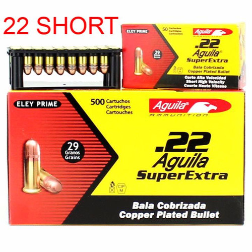 Aguila 22 Super Short 29 Gr Copper Coated HV SP #AG1B222110 - 640420001135