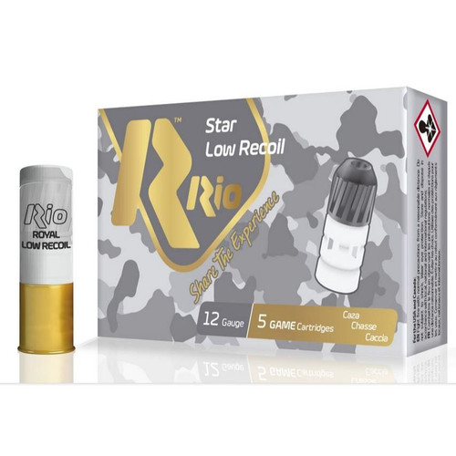 Rio Royal Star Low Recoil 12 GA Slug 5 Pack #RSLLR12 - 8435101600521