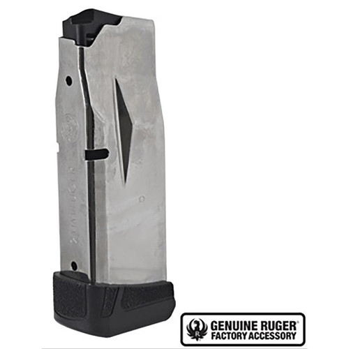 Ruger E-Nickel Detachable 12rd Magazine for 9mm Ruger Max-9 #90715 - 736676907151