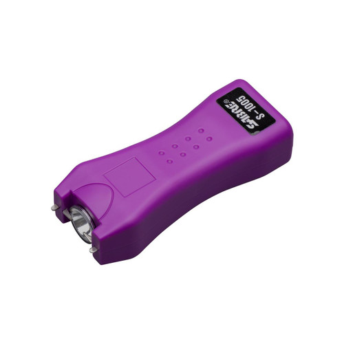 Sabre Stun Gun Plus Flashlight With Belt Holster - Purple #S-1005-PR - 023063808055