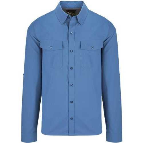 Drake Traveler's Solid Dobby Long Sleeve Shirt #DS2011 - 659601236082