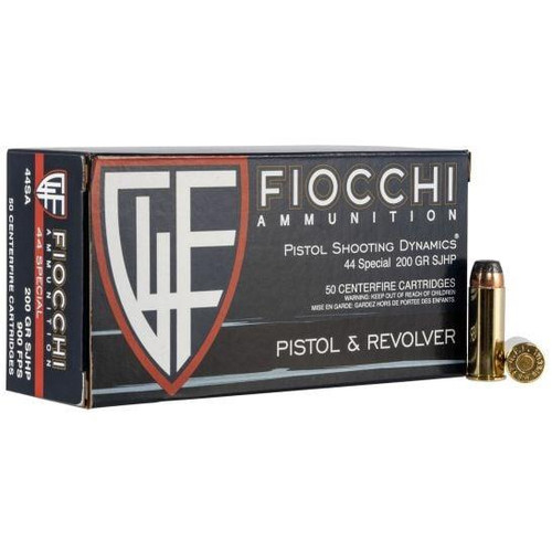 Fiocchi 44 Special 200 Grain SJHP #44SA500 - 762344707099