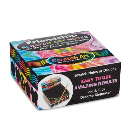 Melissa & Doug Scratch Art Friendship Mini Notes # 32043 - 000772320436