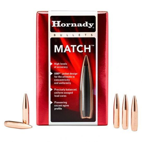 Hornady Match 22 Cal .224 52 Grain BTHP #2249 - 090255222494