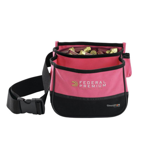 Champion Trapshooting Shell Pouch Pink Nylon #45853 - 076683458537