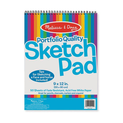 M&d Sketch Pad 9"x12" #4194 - 000772041942
