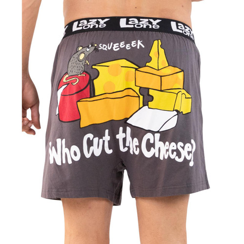 Lazy One Who Cut The Cheese Men's Funny Boxer #B932 -