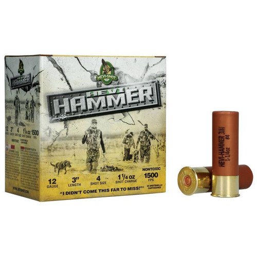 Hevi-Hammer 12 Gauge 4 Shot 3" 1 1/4 oz 1500 fps #HS28004 - 816383002100