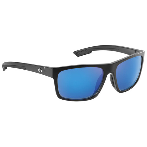Flying Fisherman Offline Sunglasses - Smoke Blue Mirror/Matte Black #7884BSB - 013578108542