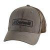 Benelli Logo Hat - Olive with Bottomland Mesh #91304 - 650350913040