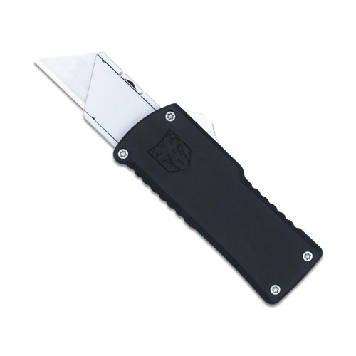 Cobratec OTF Utility Knife - Black #CTKCTOTFUTBLK - 099654046793