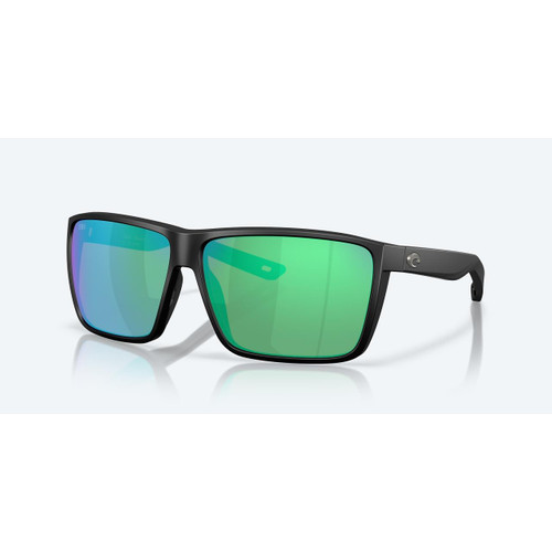 Costa Rincon II - Matte Black Frame with Green Mirror Glass Lenses #06S9121-04 - 097963989435