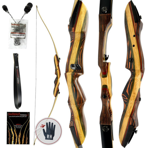 Southwest Achery 62" Tigershark Takedown Recurve Bow -