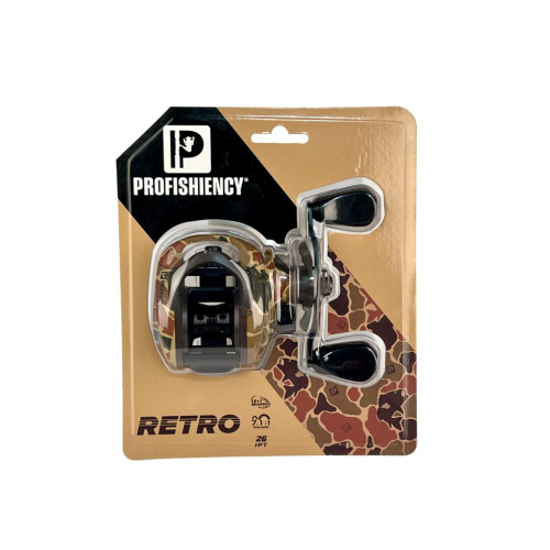 Profishiency Retro Baitcast Reel - 7.1:1 #RETROGB711R-C - 810082046595