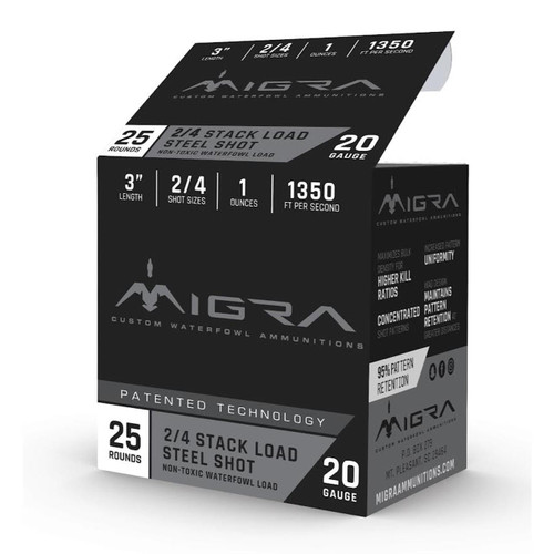 Migra Staxd Steel 20 Gauge 3" 2/4 Shot Size #M-20S2-4 - 686162340101