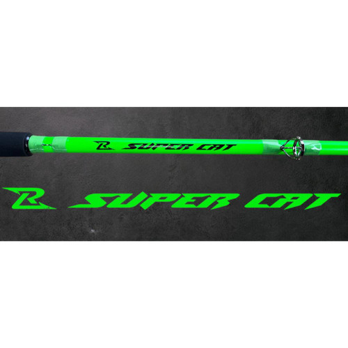 Rippin Lips Super Cat HD Truglow Green Casting Rod - 7'6" Medium Heavy #RLHDMH-1C - 400004432713