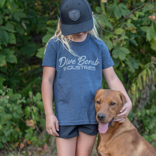 Dive Bomb Script Text T-shirt Yth #406520607000 -