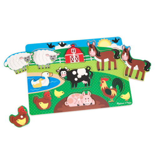 M&d Peg Puzzle Farm #9050 - 000772090506