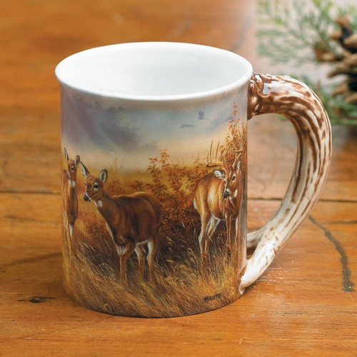 Meadow Mist -  Whitetail Deer - Sculpted Mug #130938 - 646749806277 Meadow Mist -  Whitetail Deer - Sculpted Mug #130938 - 646749806277
