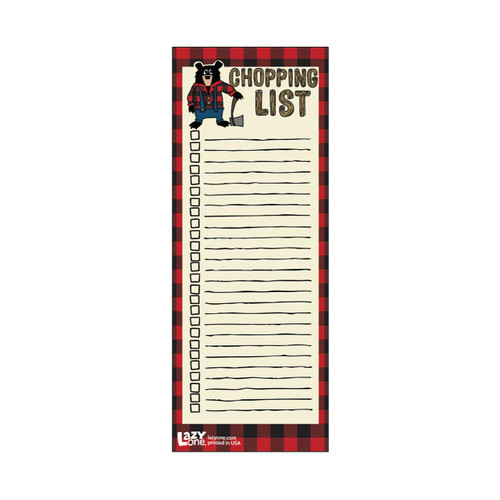 LAZY ONE Chopping List Notepad #NN711 - 841654152697