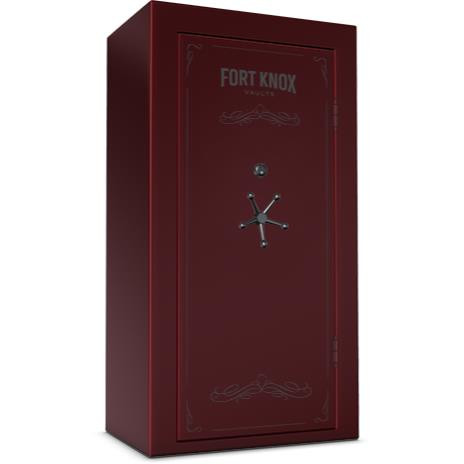 FORT KNOX Protector 7241 - Burgundy Wine w/ Black Velour - Dial Lock w/ Pull Handle #171363 - 400004356248
