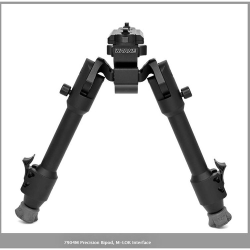 WARNE 7904M Precision Bipod, M-LOK Interface  #7904M - 656813114634