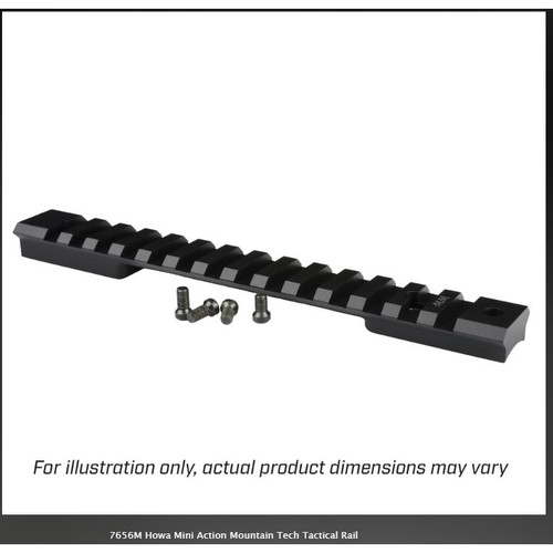 Warne 7656M Howa Mini Action Mountain Tech Tactical Rail  #7656M - 656813105748