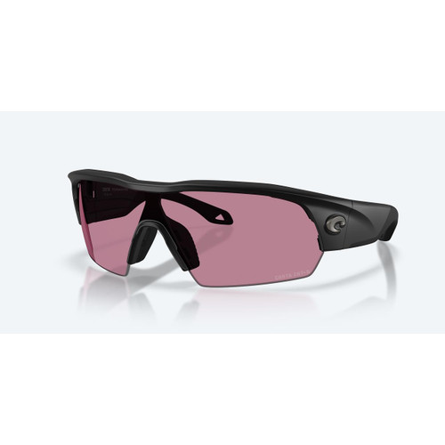 Costa Del Mar Pilothouse Pro - Matte Black w/ Rose Polycarbonate #06S9137-02 - 198537020254
