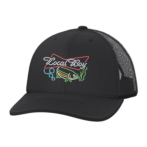Local Boy Outfitters Bud Fish Neon Trucker Hat  #L3000424 - 840445385467