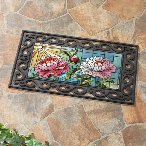 Sassafras Switch Mat Floral Stained Glass #SI5JD2MNM325 - 801946767688