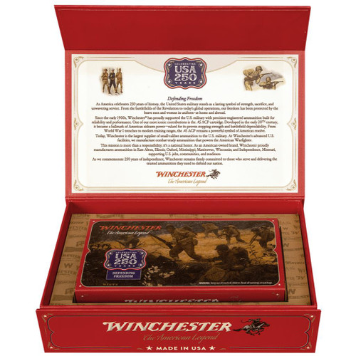 Winchester USA - 250th Anniversary Edition 45 Auto 230gr #USA45250 - 02089223484