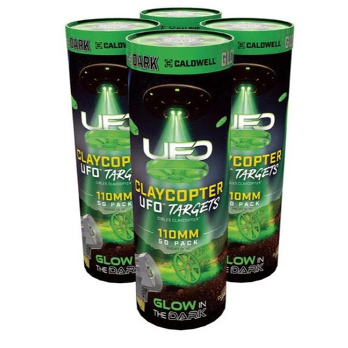 Caldwell ClayCopter UFO 110mm Glowing Target 50 Pack  #1243747 - 198700004586