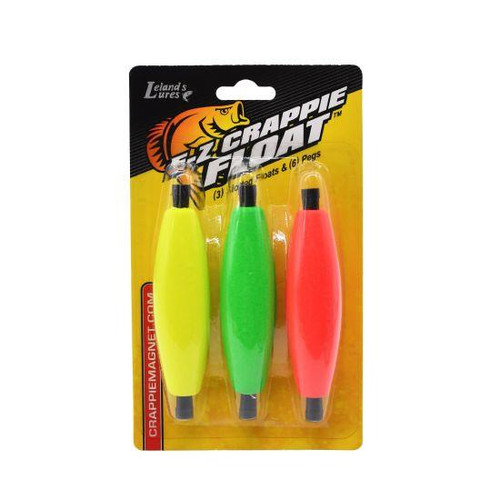 Leland 2.5" E-Z Crappie Float 3 Pack #87608 - 654296876087