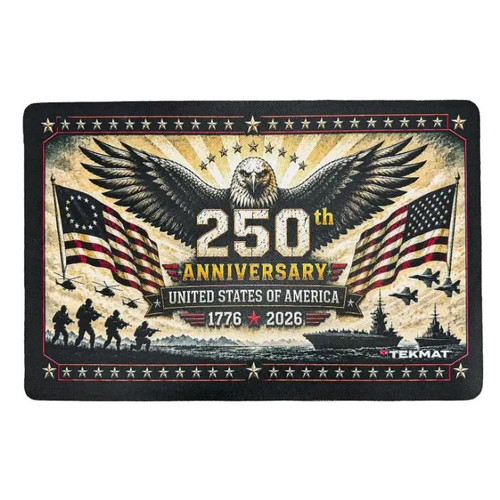 Tekmat Armorers Bench Mat 250th / 11" X 17" #TEKR17250TH - 198954031345