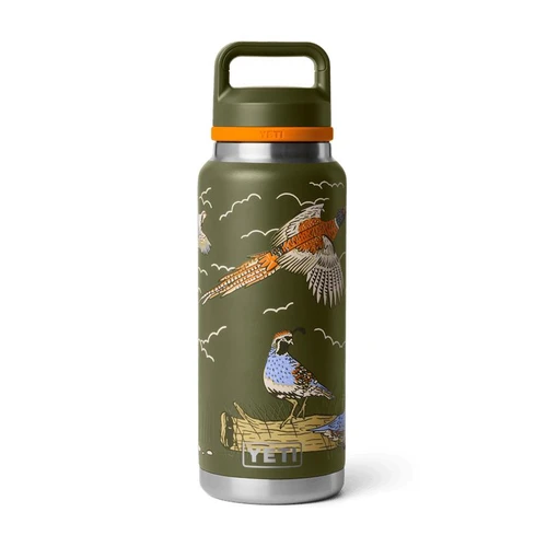 Yeti Rambler Bottle Chug 36oz / Upland Bird / Olive #21071509737 - 888830705445