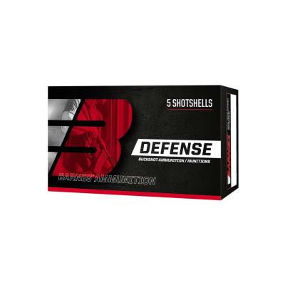 Barnes Defense 20Ga 2.75in 17 Pellets #3-BUCK Shot- 5 Rounds #32013 - 716876201709
