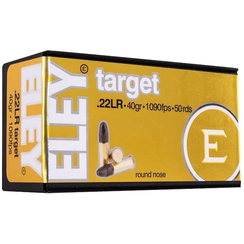 Eley Target 22LR Ammo 40 Grain Round Nose #3190 - 650911031909
