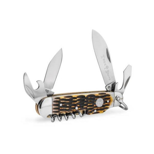 Boker Germany Treebrand Camp Knife Amber Bone   #110906 - 788857830574