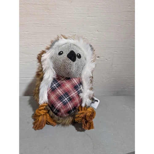 ROCT OUTDOOR Plaid Hedgehog Dog Toy  #PLD3 - 810119691422