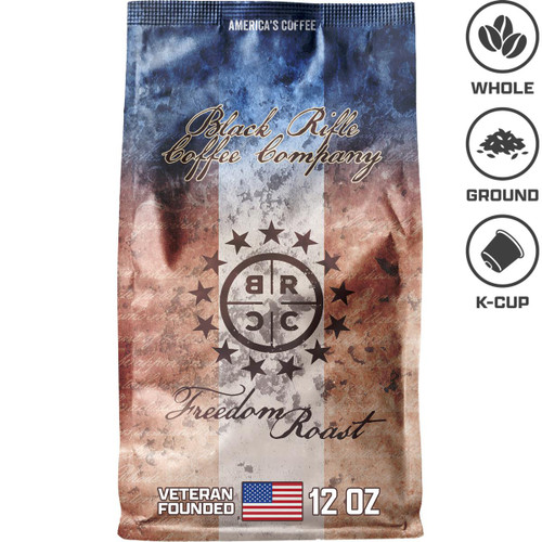 Black Rifle Coffee Company Freedom Roast - 12oz.   #30-026-12W - 857849006553
