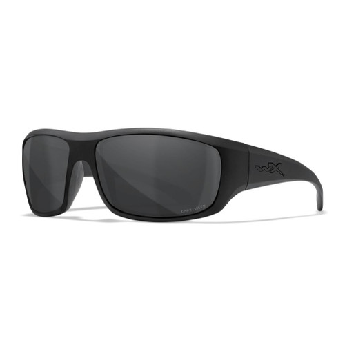 Wiley X Wx Omega Glasses - Matte Black Frame With Captivate Polarized Grey Lenses   #ACOME08 - 712316004411