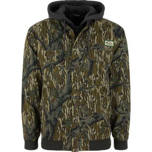 Drake Waterfowl Campfire Canvas Bomber Jacket   #DS0108 -