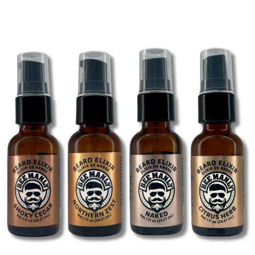 Honey House Naturals Bee Manly Beard Elixir - 1oz.   #ME -