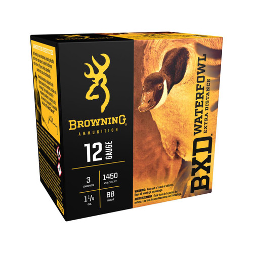 BXD Waterfowl 12 Ga 3" 1-1/4 oz BB Non-Toxic Steel Shot #B193411230 - 020892023130