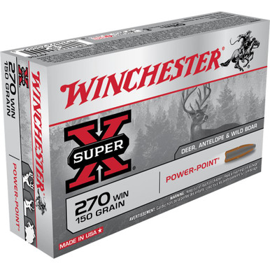 Winchester Super-X 270 Win 150gr Power-Point #X2704