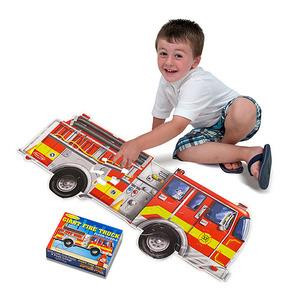 fire truck floor puzzle