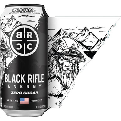 Black Rifle Coffee Wild Frost Energy Drink 16oz - GameMasters Outdoors