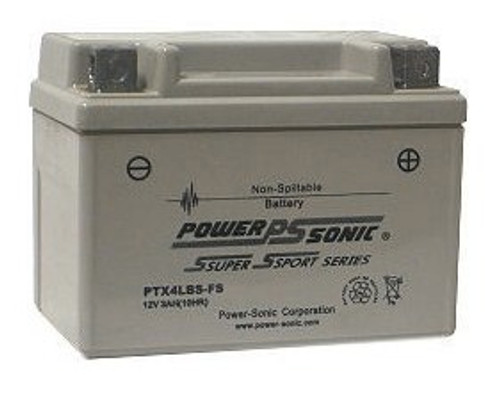 (12V 3Ah) PowersSonic YTX4L-BS ATV Scooter Motorcycle Battery