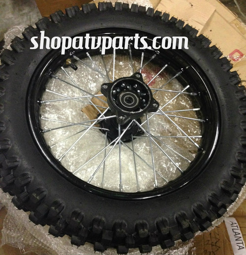 Wheel & Tire Combo - for 110cc 125cc 250cc Dirt Bikes 90X100-14 Dirt Bike Apollo Xtreme